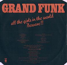 Grand Funk, All the Girls in the World Beware!!!, 1974, England