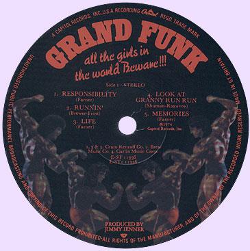 Grand Funk, All the Girls in the World Beware!!!, 1974,  