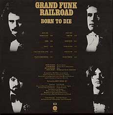 Grand Funk Railroad, Born To Die, 1975, UK