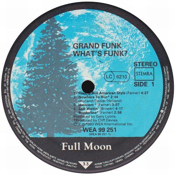 Grand Funk Railroad, What's Funk? 1983,  