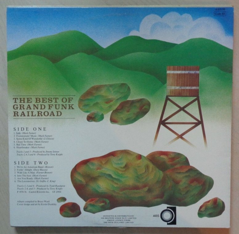 The Best Of Grand Funk Railroad, 1976, New Zealand