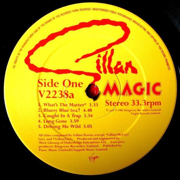 Gillan, Magic, 1982, England