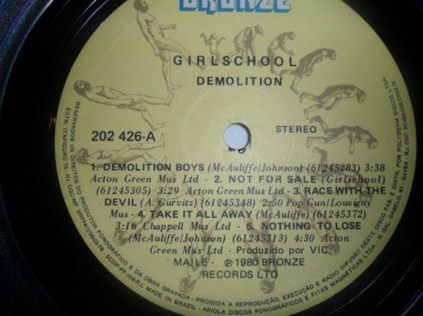 Girlschool, Demolition, Bronze Brazilia, 1980