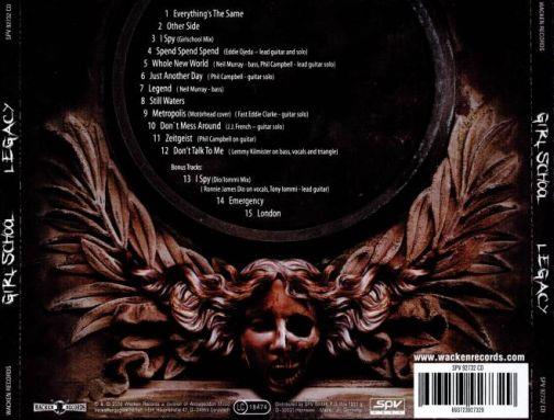 CD-  Girlschool, Legacy, 2008 .