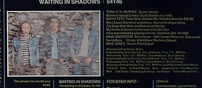 The Groundhogs, Back Against The Wall, 1987,  