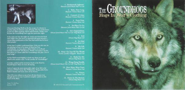 The Groundhogs, Hogs In Wolf's Clothing, 1998,  