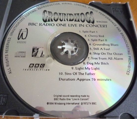 Groundhogs, BBC Radio One Live In Concert, 1994,  