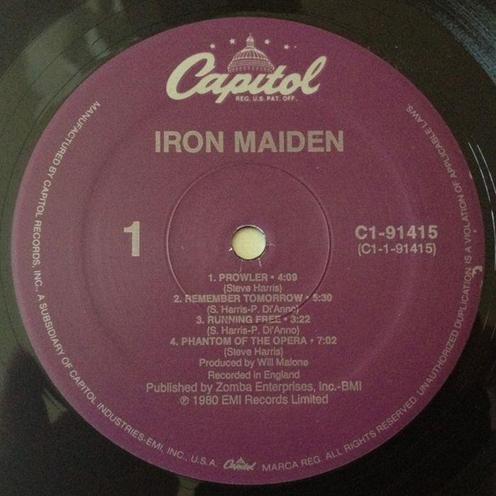 Iron Maiden, 1980,    Capitol