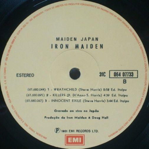 Iron Maiden, Maiden Japan, 1981,  