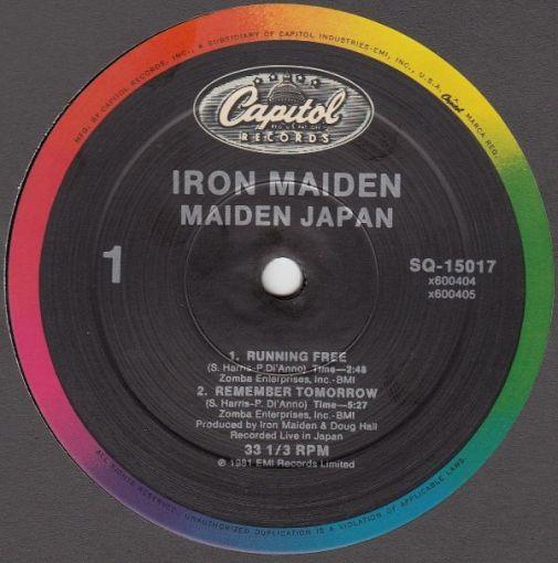 Iron Maiden, Maiden Japan, 1981, 