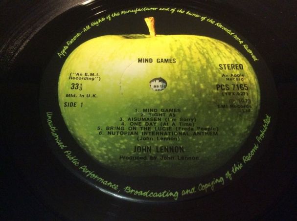 John Lennon. Mind Games, Apple Records, 1973