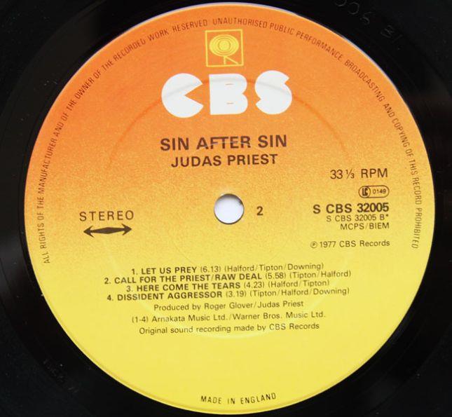 Sin After Sin, 1977 Great Britain