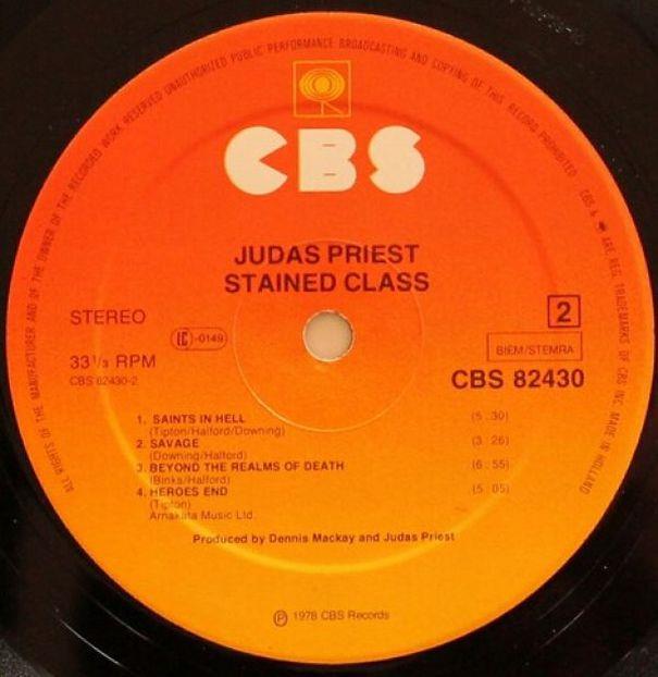 Judas Priest, Stained Class, 1978, Netherlands