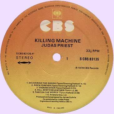 Judas Priest, Killing Machine, 1978,  