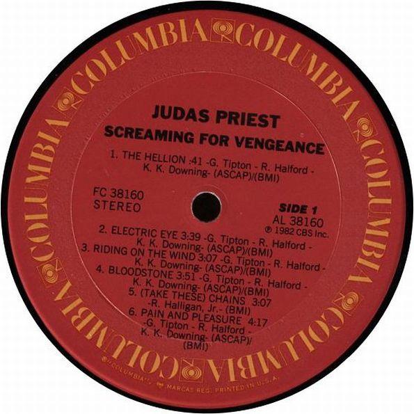 Judas Priest, Screaming for Vengeance, CBS USA