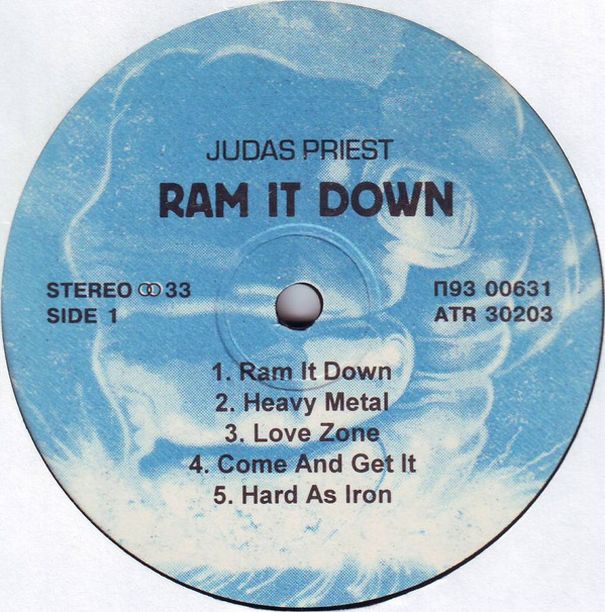 Ram It Down, 1988, , Santa Records