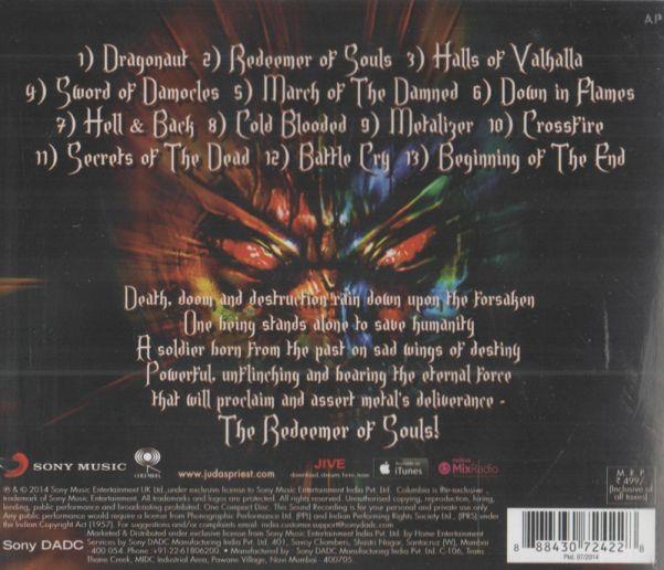 Judas Priest, Redeemer of Souls, 2014, CD