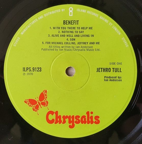 Jethro Tull, Benefit 1970, Great Britain