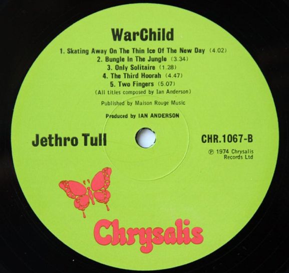 Jethro Tull, War Child 1974, Great Britain