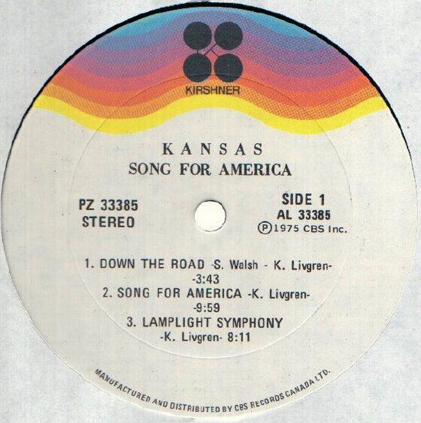 Kansas, Song For America, 1975, 