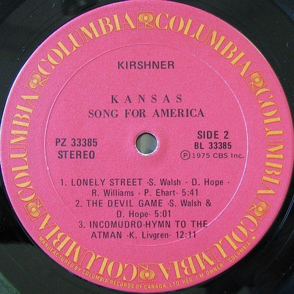 Kansas, Song For America, 1975,  