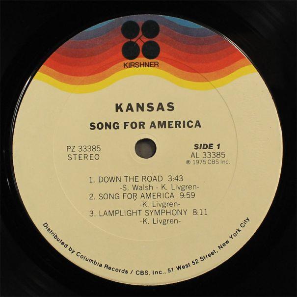 Kansas, Song For America, 1975,  