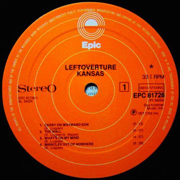 Kansas, Leftoverture, 1976,  