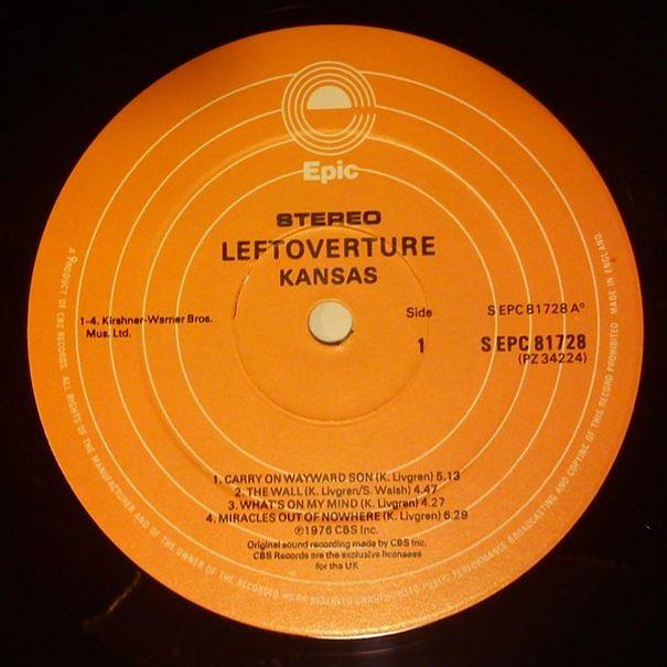 Kansas, Leftoverture, 1976,  