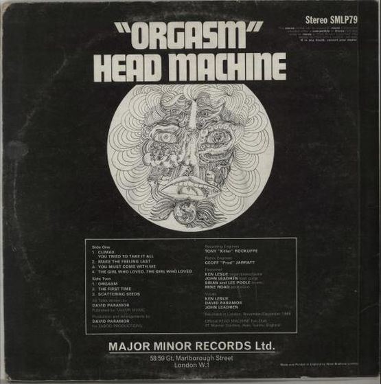 Head Machine, Orgasm, 1970, 