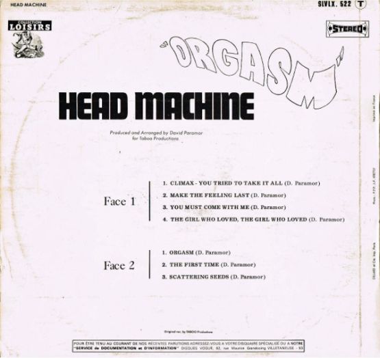 Head Machine, Orgasm, 1970, 