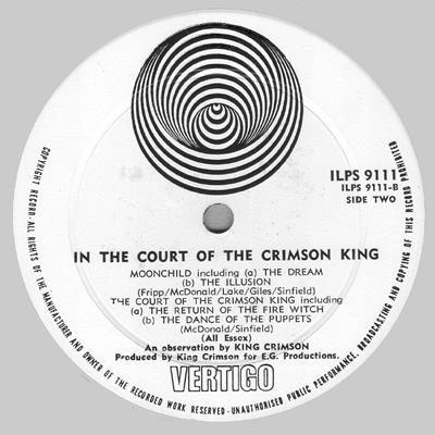 Court of the Crimson King, 1969, New Zealand