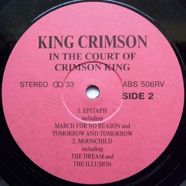 In the Court of the Crimson King, 1969, 