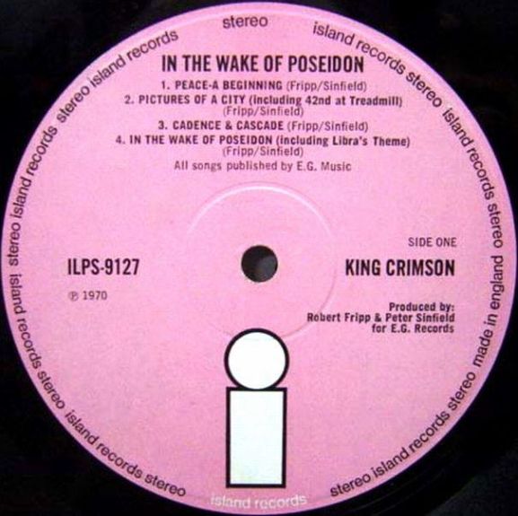 King Crimson, In the Wake of Poseidon, 1970, Island Records, Great Britain