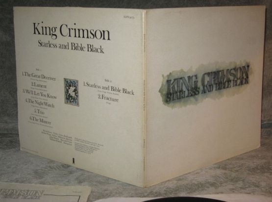 King Crimson, Starless and Bible Black, 1974, UK