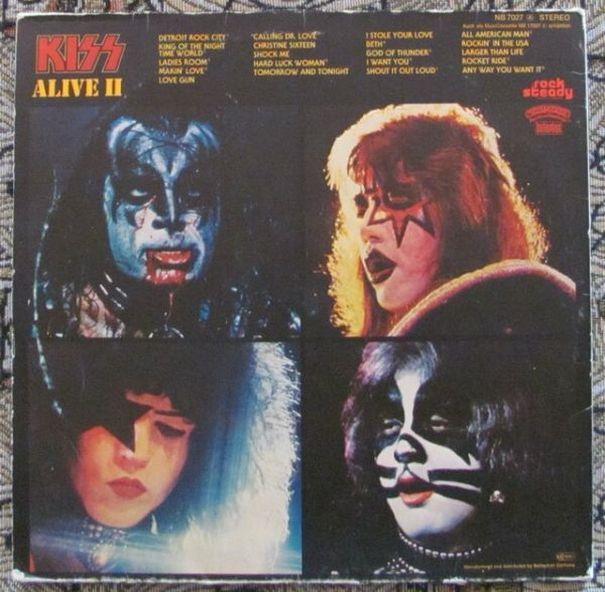 Kiss, 1977 Alive II, Germany
