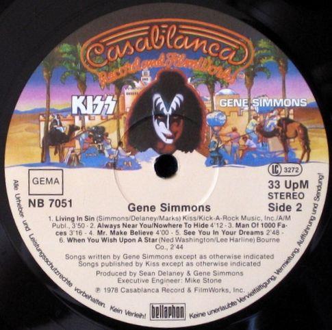Kiss, 1978 Gene Simmons, West Germany