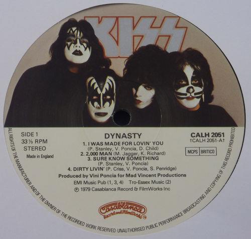 Kiss 1979 Dynasty, England