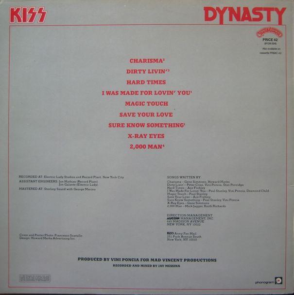 Kiss, Dynasty, 1979, Great Britain