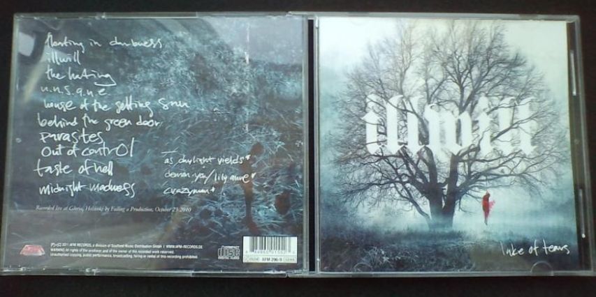 CD-  Lake of Tears. Illwill, 2011 .