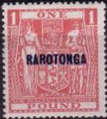 Rarotonga, 1925-27, one pound