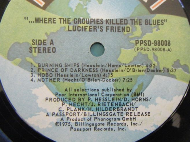 Where the Groupies Killed the Blues, 1975 ., Passport, 