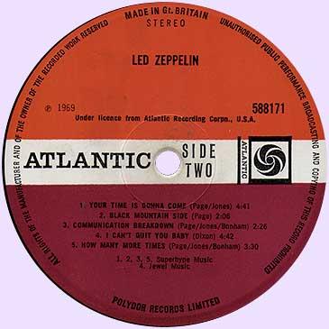 Led Zeppelin-I, Side One