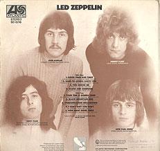 Led Zeppelin-I, US export laminated sleeve