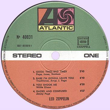 Led Zeppelin-I, France