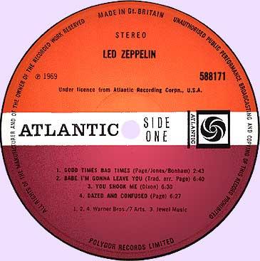 Led Zeppelin-I, Side One