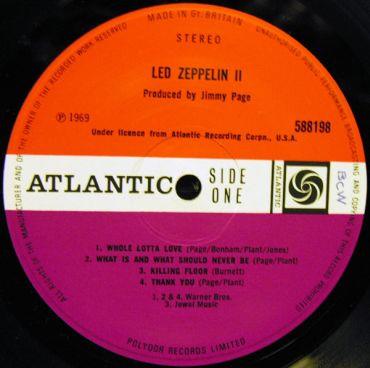 Led Zeppelin-II, Great Britain