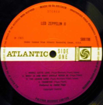 Led Zeppelin-II, UK