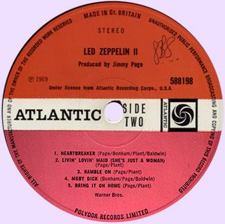 Led Zeppelin-II, Side Two,  