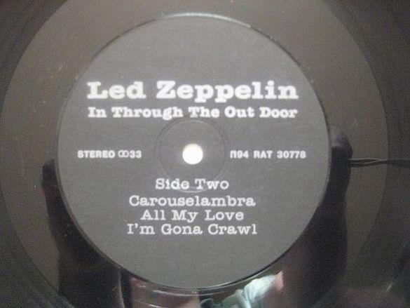 Led Zeppelin, In Through The Out Door, 1979 .  