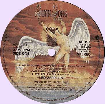 Led Zeppelin, Coda, 1982, England